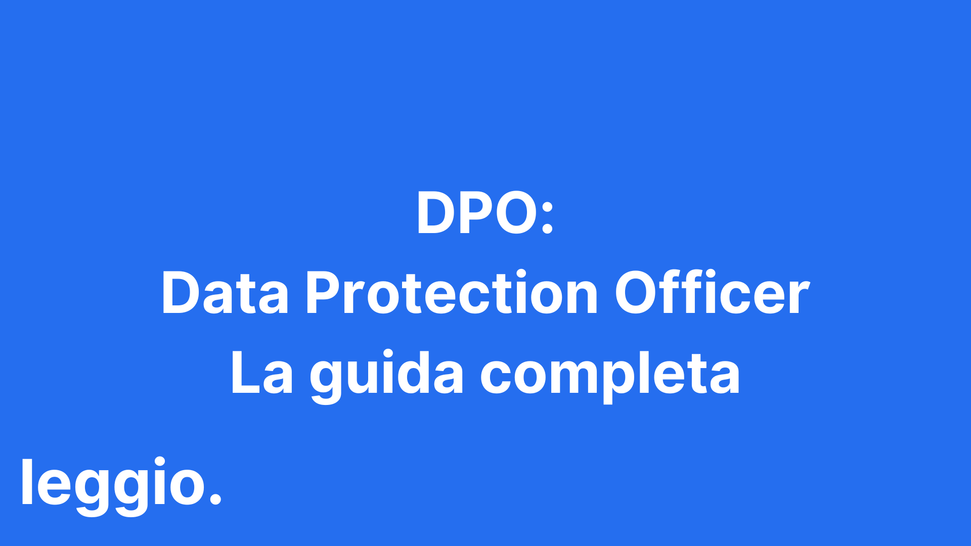 DPOdataprotectionofficer